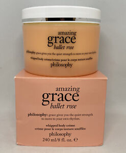 Philosophy Amazing Grace Ballet Rose Whipped Body Creme Cream Lotion 8 oz IN BOX