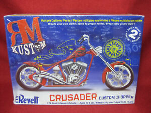RM Kustom Revell Crusader Custom Chopper 1:12 Scale Model