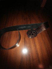 Gold Genuine Leather Belt 30 inch BNWOT