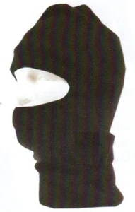 SCHWARZE STRICK EINLOCH STURMHAUBE WINTER GESICHT SKIMASKE Jagd warm Strick Schnee A59 - Bild 1 von 1