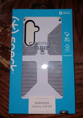 Speck Candyshell Grip Samsung Galaxy A35 5G White & Black Protective Phone Case  - Image 1 of 2