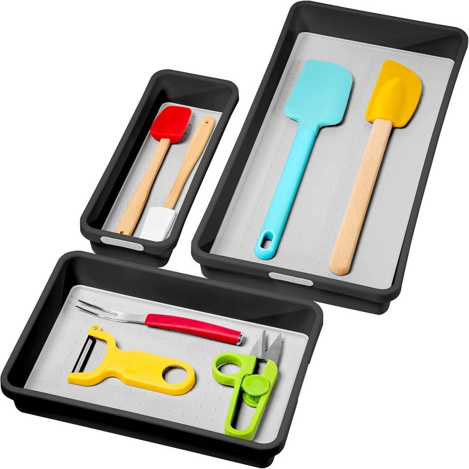 Pack de 3 bandejas Madesmart Classic - Granito | COLECCIÓN CLÁSICA | Multiusos Foto 1 de 4