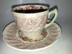 Taza y platillo espresso Royal Dalton Rhapsody Demitasse de colección D6124 Inglaterra - Imagen 1 de 10