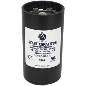 Condensador de arranque del motor Appli Parts 590-708 Mfd (microfaradios) uF 110-125VAC Univer - Imagen 1 de 8