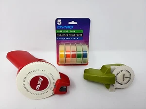 Lote de 5 cintas Dymo para hacer etiquetas y emboscador de etiquetas Astro 48E de colección - Imagen 1 de 12