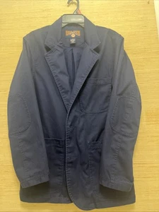 Duluth Trading Co. Fire Hose Presentation Jacket Mens M Navy Coat Blazer - Picture 1 of 7