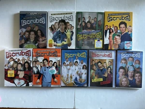 SCRUBS - SEASONS 1 2 3 4 5 6 7 8 9  COMPLETE SERIES DVD Brand New - Picture 1 of 11