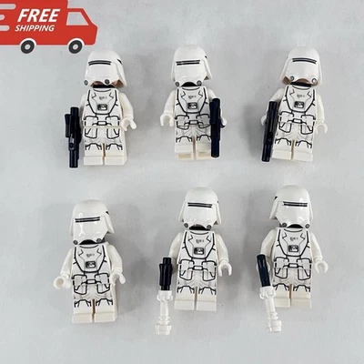 Lego Star Wars First Order Snowtroopers X6 Mint Minifigures With X5 Blasters - Image 1 of 3