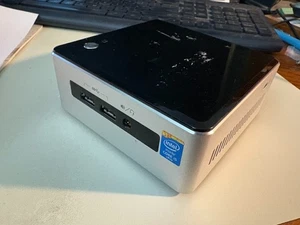 Intel NUC5i5MYHE Mini PC i5-5300U 8GB RAM 500GB HDD Win10 + PSU & VESA Mount - Picture 1 of 9