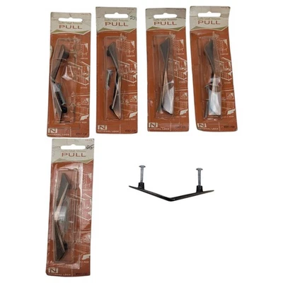 6 Mid Century National Lock Copper Finish Cabinet Or Drawer Pull Handles - MCM - Image 1 of 4