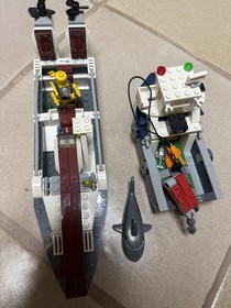 LEGO CITY: Fishing Boat (60147) + Ocean Explorer 42064 Incomplete