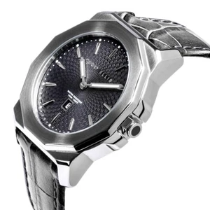 NEU Perry Ellis 42mm Decagon dunkelgrau SS 100M WR Herrenuhr PEW08005-01 Invicta - Bild 1 von 2