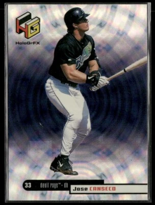 1999 Upper Deck HoloGrFX #55 Jose Canseco Tampa Bay Devil Rays - Image 1 of 2