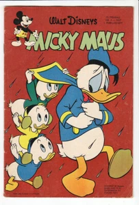 Micky Maus 1957 Nr. 3 altes Original Heft in guten Zustand ! - Bild 1 von 5