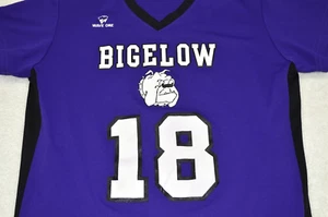 Bigelow #18 purple jersey pullover size youth XL - Picture 1 of 15