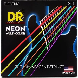 DR NMCE-11 Neon Hi-Def Multi-Color Electric strings 11-50 - Picture 1 of 2