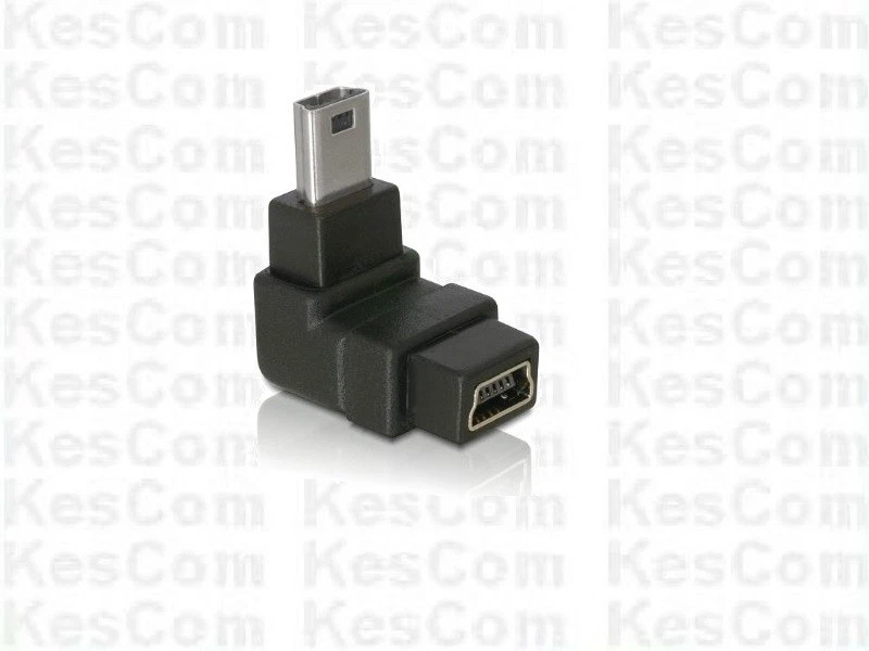 Delock 65097 USB Adapter Mini B Stecker auf Mini B Buchse gewinkelt - Bild 1 von 1