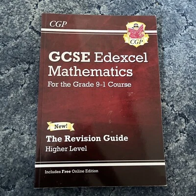 GCSE CGP Edexcel Maths Revision Guide For the Grade 9-1 (Higher Level) - Image 1 of 2