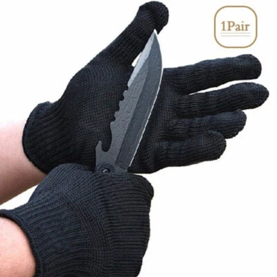 Schnittfeste Schnittschutz Handschuhe Metzger Küche Glas Arbeit Werkzeug Klasse5 - Bild 1 von 4