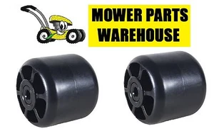 (2) ANTI SCALP DECK ROLLER WHEELS KUBOTA K5651-46250 K5651-46252 3.825x3.850x1/2 - Picture 1 of 1
