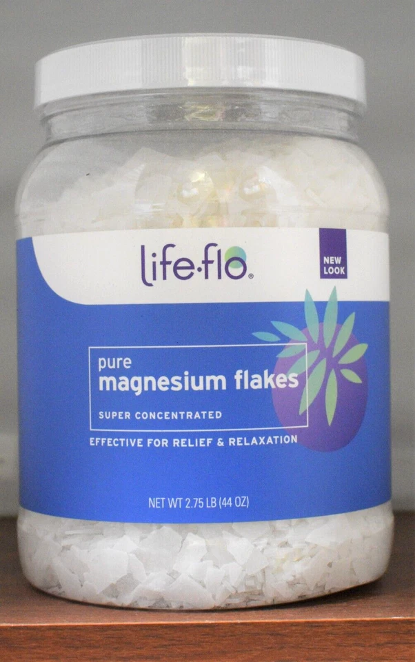 Life-flo Pure Magnesium Flakes Powder 44 Oz
