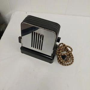 Vintage 1930's Art Deco Electric Home Kitchen Toaster Tested Working Rare - Picture 1 of 10