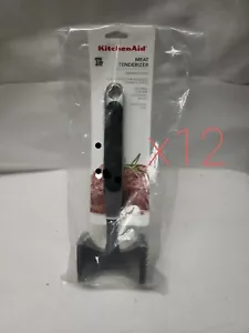 KitchenAid Stainless Steel Gourmet Meat Tenderizer - One Size - Black Pack of 12 - Picture 1 of 6