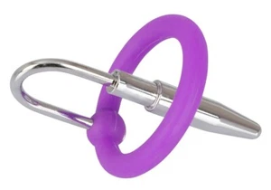 Anello fallico con plug per pene sperm stopper uretrale - Foto 1 di 8