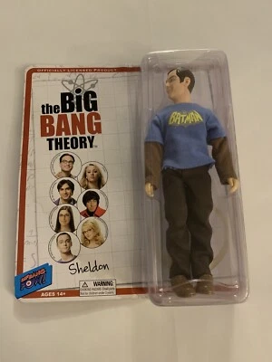 The Big Bang Theory Sheldon Cooper 8 Inch Action Figure In Vintage Batman Shirt - Image 1 of 4