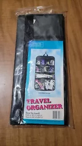 Reisezubehör schwarz mehrfach faltbar Reise Organizer 26,25 x 10,5 - Bild 1 von 4