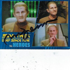RENE AUBERJONOIS SIGNED 2018 STAR TREK DS9 HEROES & VILLAINS #2 - ODO