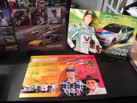 3 TRAVIS PASTRANA RED BULL ROUSH FENWAY RACING NASCAR HERO POSTCARDS CARDS Cover