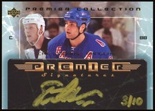 2003-04 Upper Deck UD Premier Collection Signatures Gold 3/10 Eric Lindros Auto