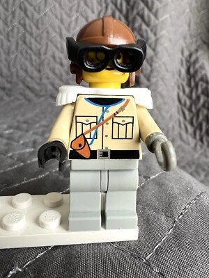 Lego Barón Von Barron Minifigura Marrón Aviador Gorra Minifigura 5928 adv004 Foto 1 de 4