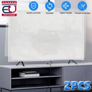 Protector de cubierta de TV de pantalla plana de espuma y burbujas para mudanza se adapta a hasta 65"" de ancho x 36"" de alto - Imagen 1 de 8