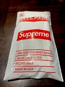 Supreme Ballpark Adult Rain Poncho Box Logo SS20 - New and Sealed - One Size - Picture 1 of 5