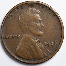 1926-S XF/EF Lincoln Wheat Penny Cent Extremely Fine, San Francisco Mint 4a