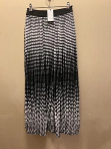 NY COLLECTION WOMENS SKIRT SZ PXS MICRO ACCORDIAN PLEATS ELASTIC WAIST BAND - Picture 1 of 4