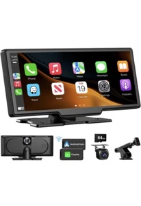 Tragbarer drahtloser CarPlay Touchscreen für Auto: 4K Apple Carplay & Android Aut... - Bild 1 von 10