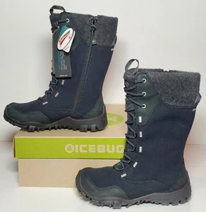 Icebug Women's Size 6 & 6.5 Winter Outdoor Boots Daphne-L BUGrip Black  New /Box - Picture 1 of 12