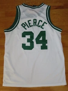 Camiseta deportiva de baloncesto vintage Nike Label PAUL PIERCE Nº 34 BOSTON CELTICS (XL) BLANCA - Imagen 1 de 8