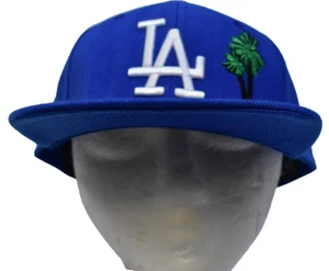 New Era Los Angeles Dodgers 9Fifty Snapback Palm Tree Blue Adjustable Hat Adult - Picture 1 of 9