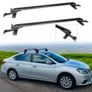 43.3" Car Roof Rack Cross Bar Luggage Carrier + Lock For Nissan Sentra 1990-2022 - Picture 1 of 22