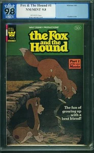 Fox & The Hound #1 PGX 9.8 Whitman 1981 Disney Classic! Like CGC C11 539 cm - Picture 1 of 1