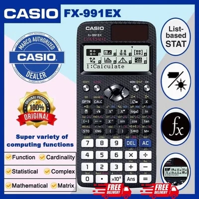 Casio FX-991EX Classwiz Scientific Calculator - ORIGINAL NEW School Office - Image 1 of 4