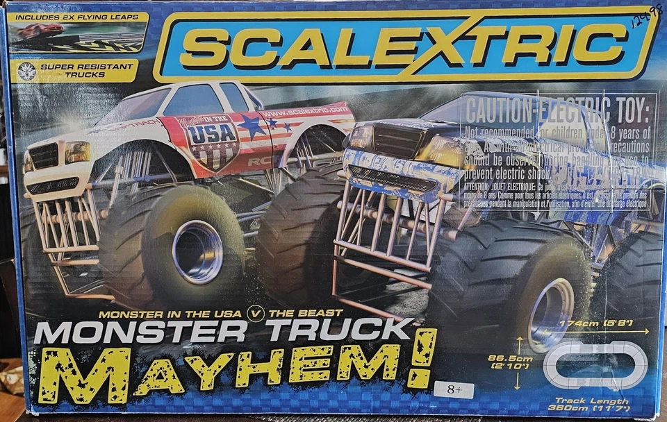 Camión monstruo SCALEXTRIC MAYHEM enorme pista C1302 **sin probar** Foto 1 de 4
