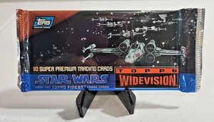 1994 Topps Star Wars Widevision Trading Card Pack SEALED - Blue - Picture 1 of 2