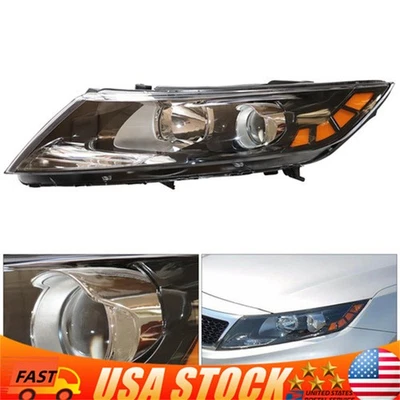 Headlight Headlamp Assembly For Kia Optima 2011 2012 2013 Left Driver Side LH Foto 1 de 4