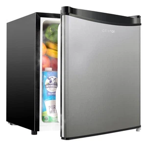 MINI FRIDGE WITH FREEZER, ADJUSTABLE THERMOSTAT, ENERGY SAVING, LOW NOISE SINGLE - Picture 1 of 9
