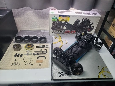Yokomo RD2.0 RC Drift Car RWD Aluminum Upgrades ReveD Wheels TOPLINE Tires - Image 1 of 4